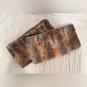 Faux Fur King Size Pillow Shams.